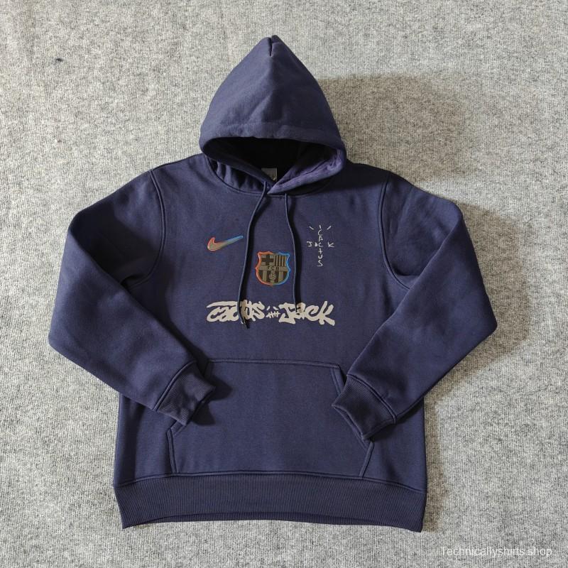 25/26 Barcelona Black Cactus Jack Hoodie -7 Colors