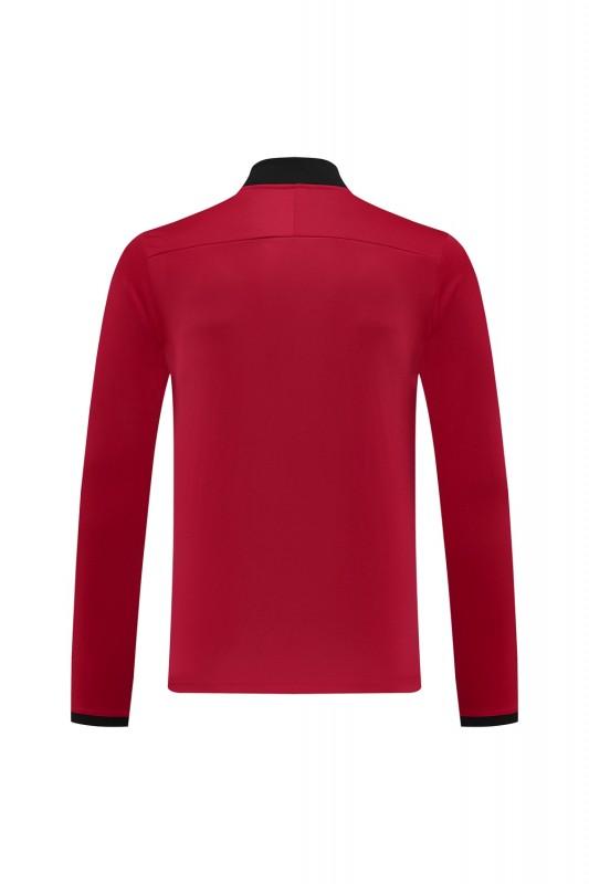 2025 Nike Red Full Hoodie Zipper Jacket +Long Pants