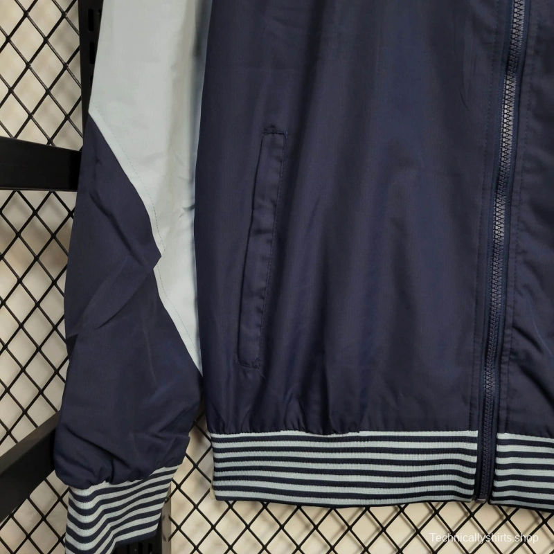 25/26 Tottenham Hotspur Jacket Blue Windbreaker