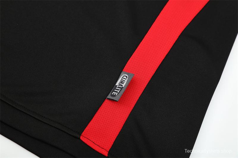 Retro 03/04 AC Milan Black Half Zipper Jacket