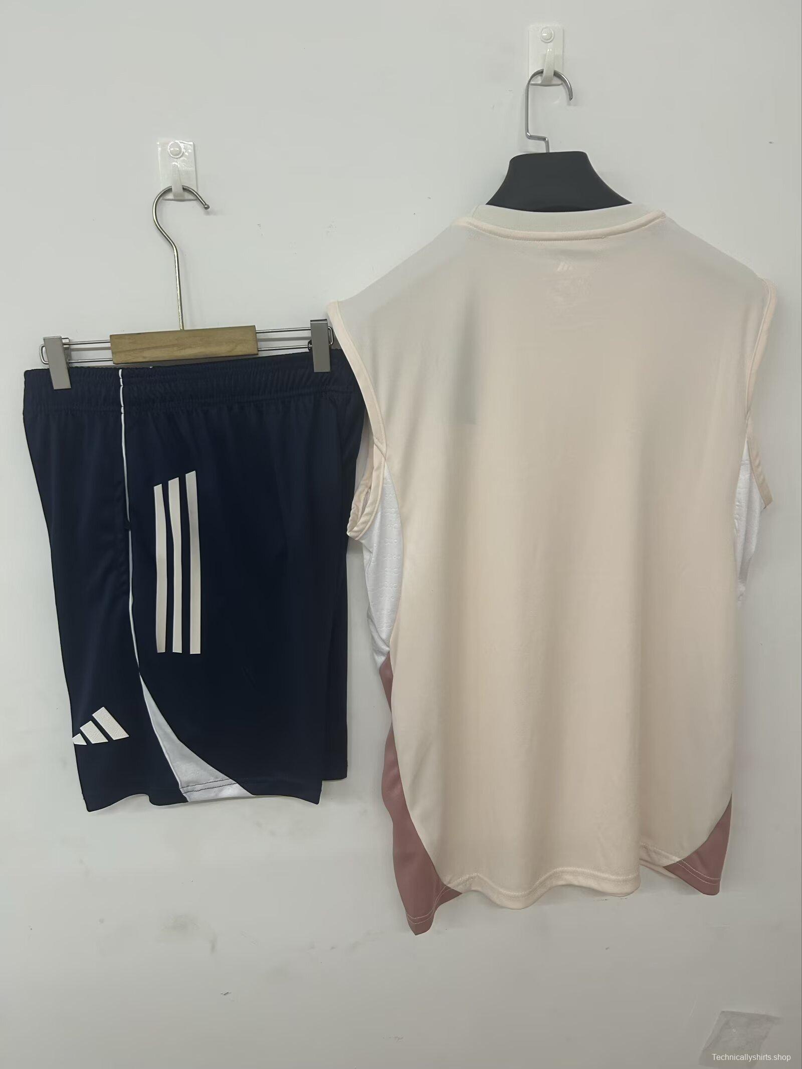 25/26 Aston Villa Vest Jersey khaki+ Shorts