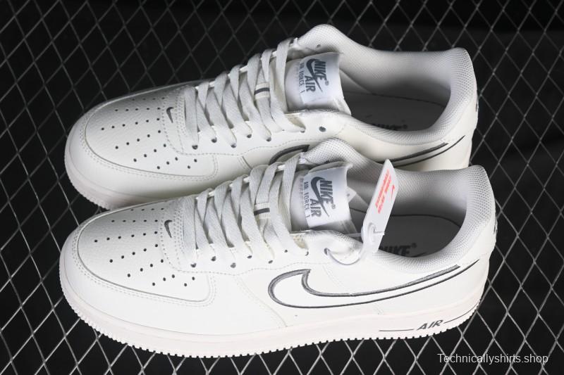 Nike Air Force 1 '07 Low Casual Sneakers with Full-Length Air Cushion - IB7677-101