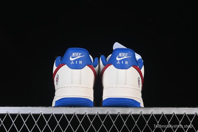 Nike Air Force 1 '07 Low NBA Collaboration Clippers Blue Red Casual Sneakers - QW5606-274