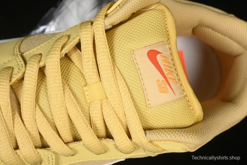 Nike SB Dunk Low Saturn Gold Low-Top Skate Shoes - FJ1674-700