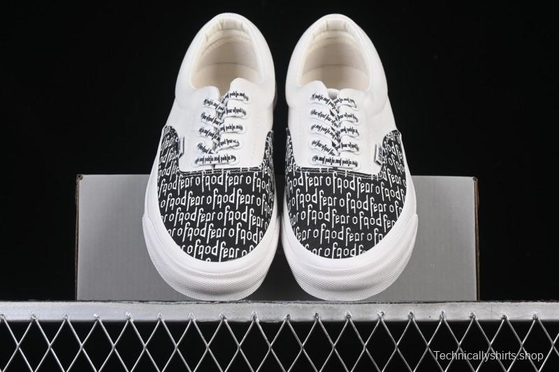 Vans Era 44 Low-Top Casual Skate Shoes with All-Over Logo Print - VN0A3MQ5PZP1