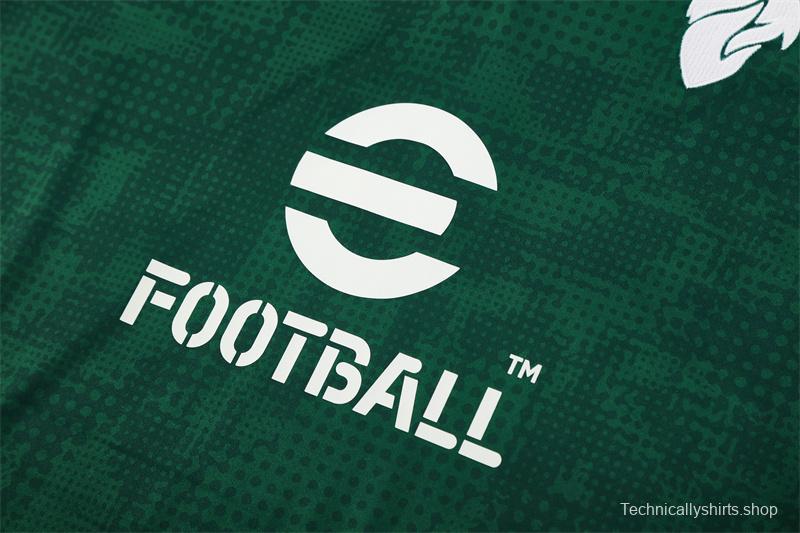 25/26 AC Milan Green Camouflage Half Zipper Jacket+Long Pants