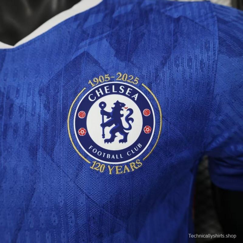 Player Version 25/26 Chelsea Blue 120Th Anniversary Jersey