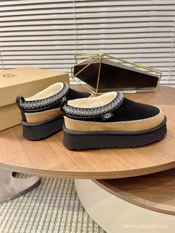 UGG Ethnic Tazz Series Thickened Heightening Slippers One-Step On - MJ00220