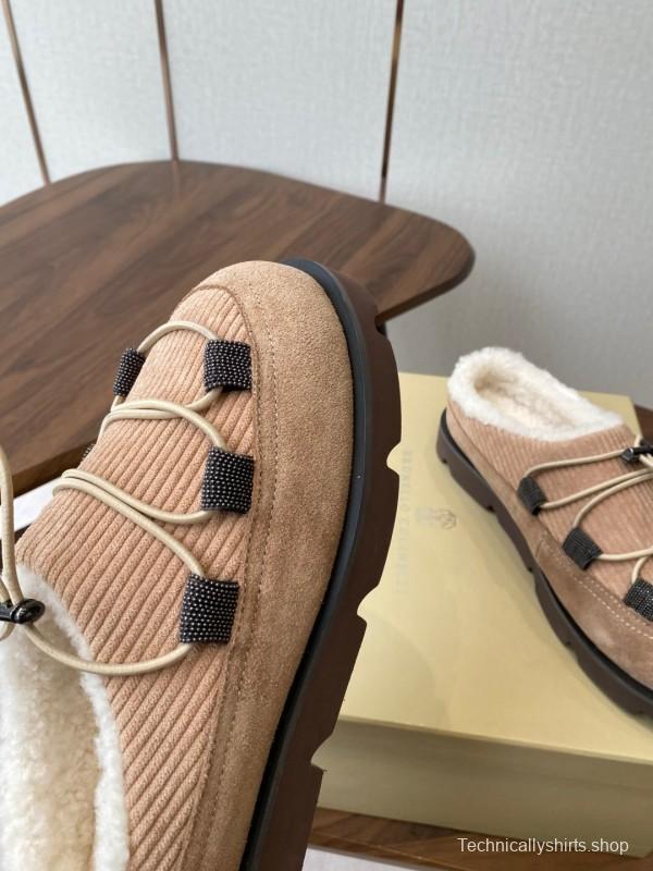 Brunello Cucinelli Open Walk Ankle Boot Winter Snow Boots - AS00300