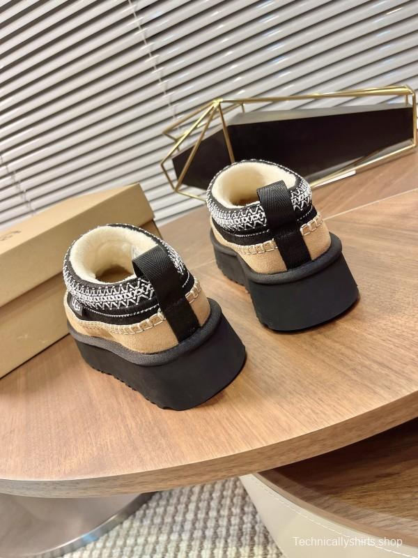 UGG Ethnic Tazz Series Thickened Heightening Slippers One-Step On - MJ00220