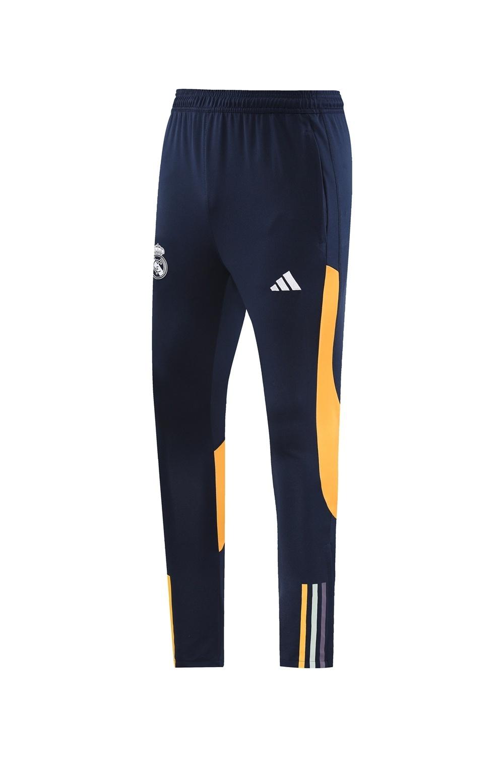 25/26 Real Madrid Royal Blue Half Zipper Jacket+Long Pants