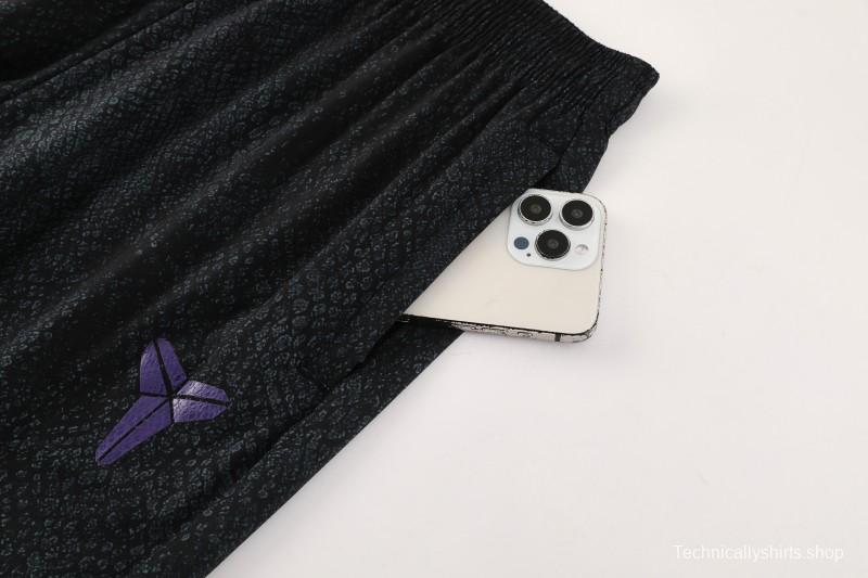 25/26 Barcelona Black S-3XL Half Zipper Jacket+Long Pants