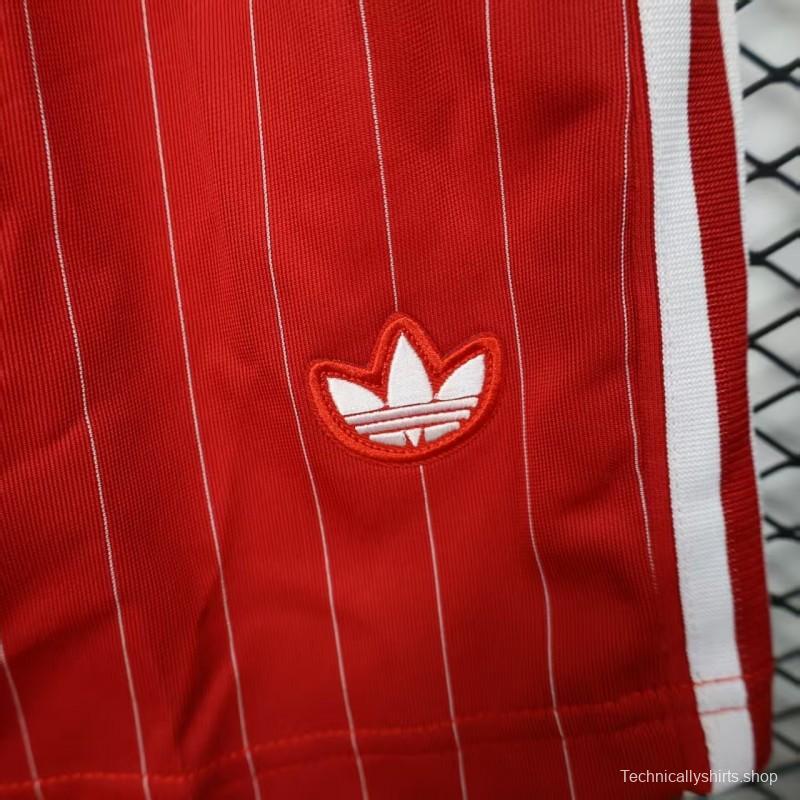 Player Version 25/26 Manchester United Red Adidas Original Shorts