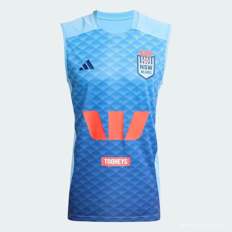 2026 NSW Blues Sky Blue with Diamond Pattern Women's Jersey