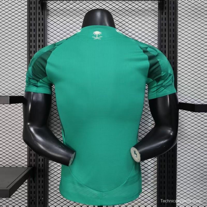 Player Version 2025 Saudi Arabia Home Jersey