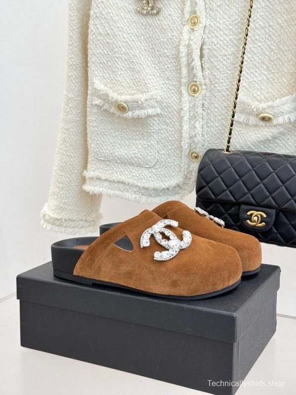 Chanel Classic CC Crystal Birkenstock Sandals - KFY00280