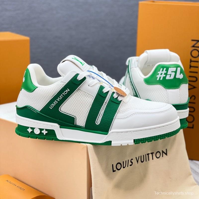 Louis Vuitton Trainer Sneaker Low 2025 SS New Colorway Unisex Casual Basketball Shoes - LY00400