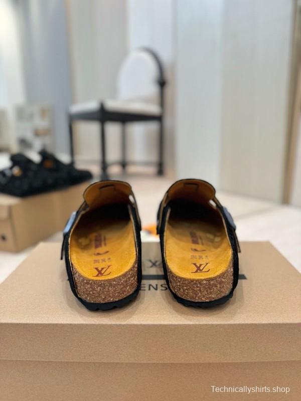 Louis Vuitton Louis Vuitton × BIRKENSTOCK Boston Soft Sole Mule Slippers - KFY00300
