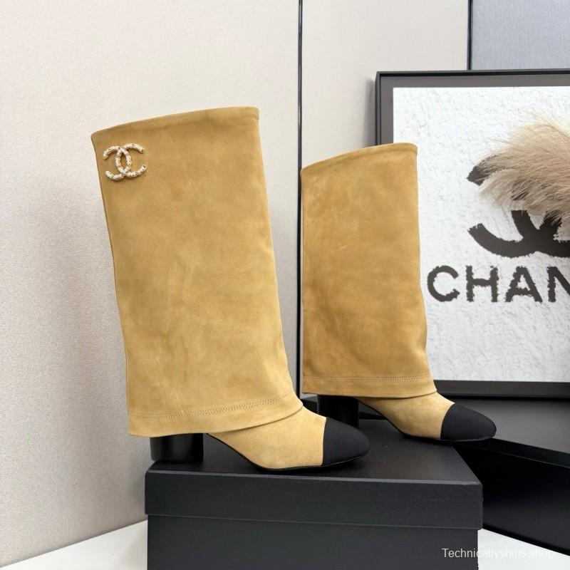 Chanel 2025/SS Small Fragrance Ankle Boots Essential Fall Winter Item - LY00480