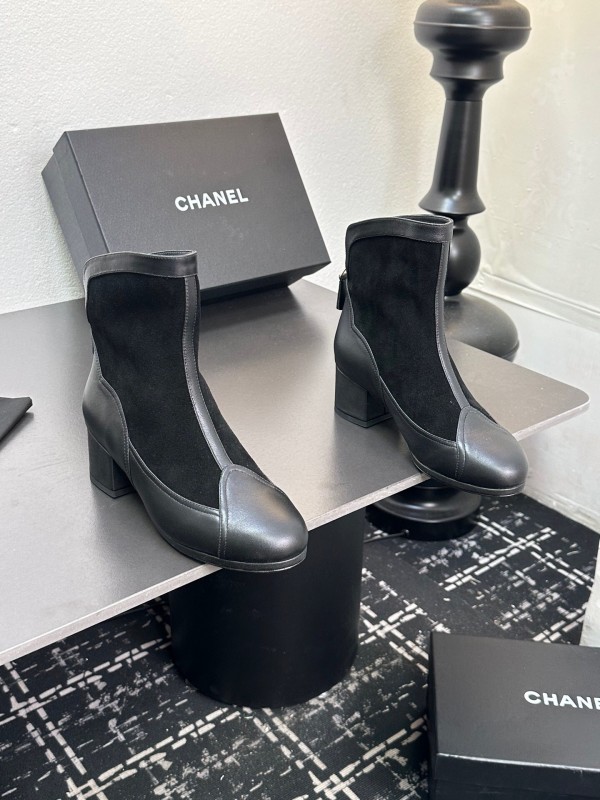 Chanel 2025 SS Short Boots Essential Fall Winter Fashion Item - LY00390