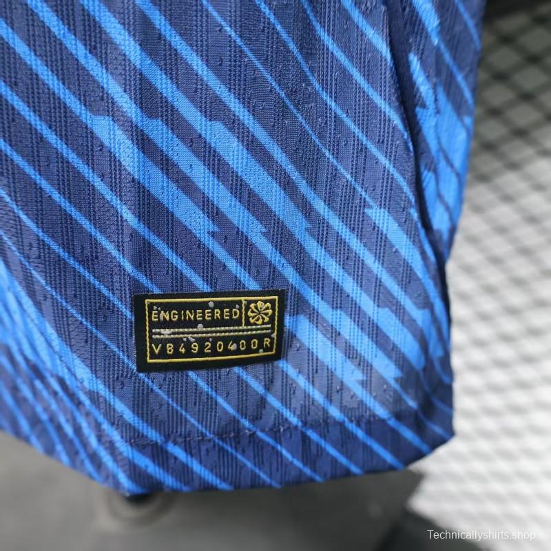 Player Version 2025 France Home Navy Blue Jersey