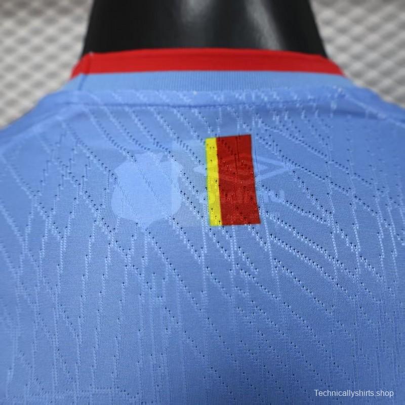 Player Version 2026 DR Congo Home Sky Blue Flame Jersey