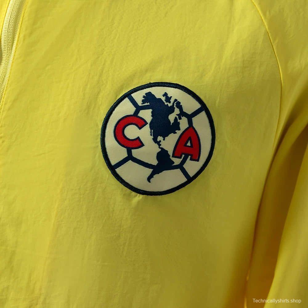 2026 Club America Yellow Jacket Windbreaker