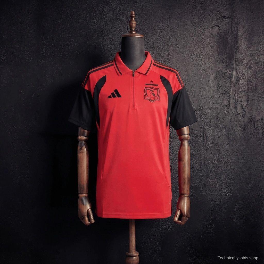 2026 Colo Colo Training Jersey Red Jersey