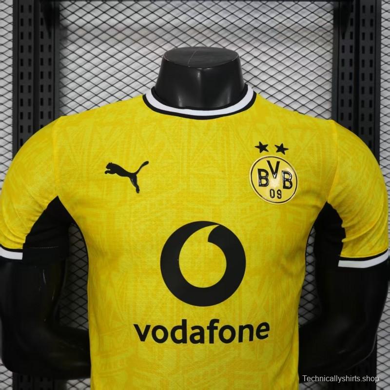 25/26 Player Version Borussia Dortmund Yellow with Black Trim Cup Jersey