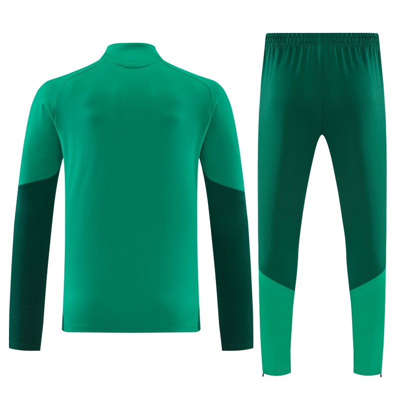 26/27  Algeria Green Half Zipper Jacket  Tracksuit + Long Pants