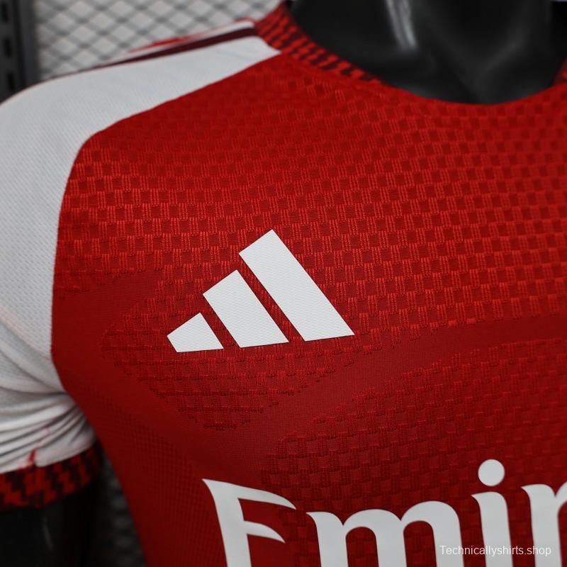 Player Version 26/27 Arsenal Red & White  Home Jersey