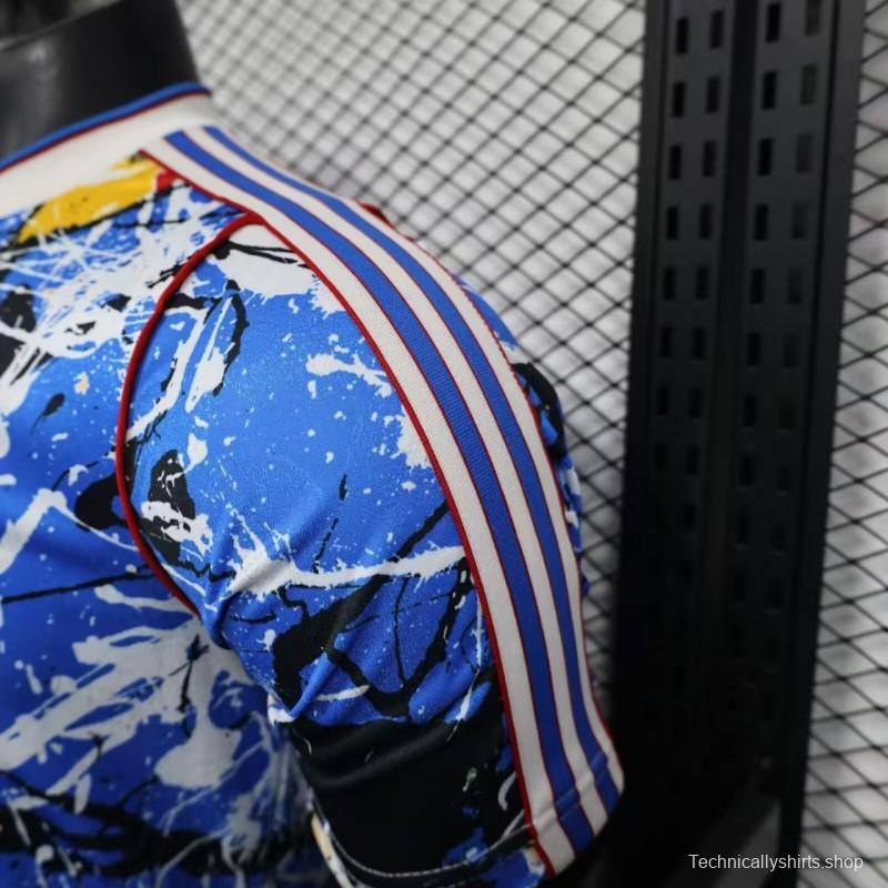 Player Version 26/27 Manchester United Multicolor Paint Splash Art Special Edition Jersey