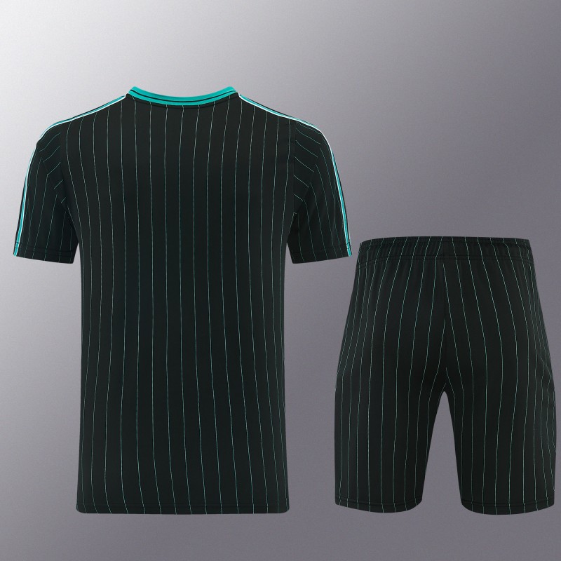 26/27  Liverpool  Black Short Sleeve+Soccer Shorts