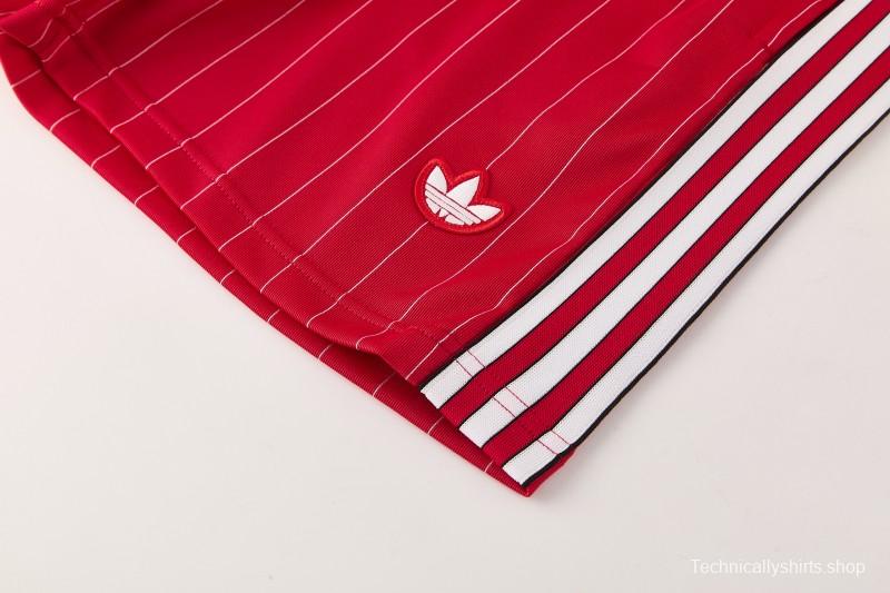 26/27  Manchester United Red Short Sleeve+Soccer Shorts