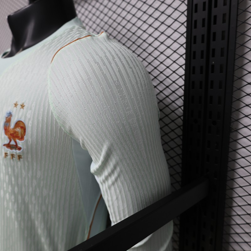 Player Version 26/27 France Mint Green Away Long Sleeve Jersey