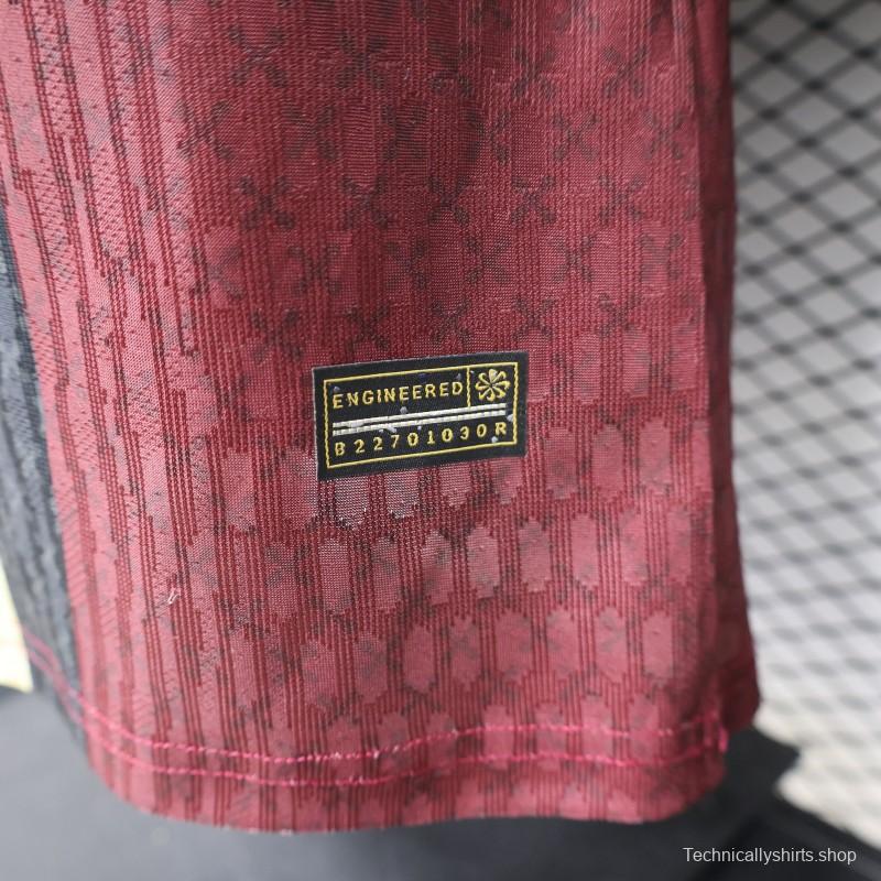 Player Version 26/27  PSG Paris Saint-Germain Black Burgundy Gold Special Edition Jersey