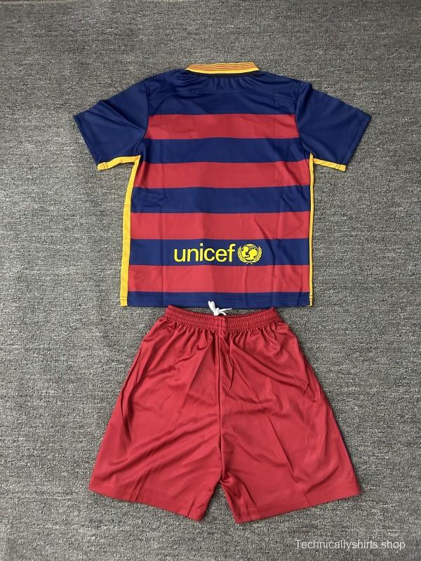 Retro Kids 15/16 FC Barcelona Home Jersey