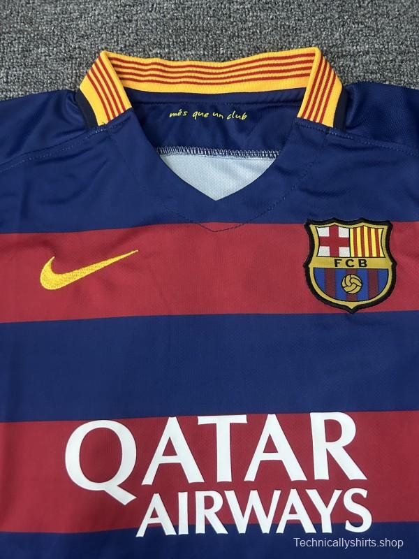 Retro Kids 15/16 FC Barcelona Home Jersey