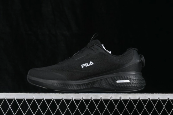 Fila Performance Athletics Sport Nuvole Run 3+ Comfortable Durable Low-Top Running Shoes - A12M611801FBK