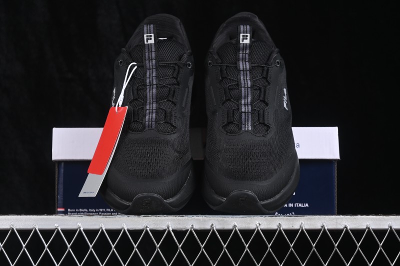 Fila Performance Athletics Sport Nuvole Run 3+ Comfortable Durable Low-Top Running Shoes - A12M611801FBK