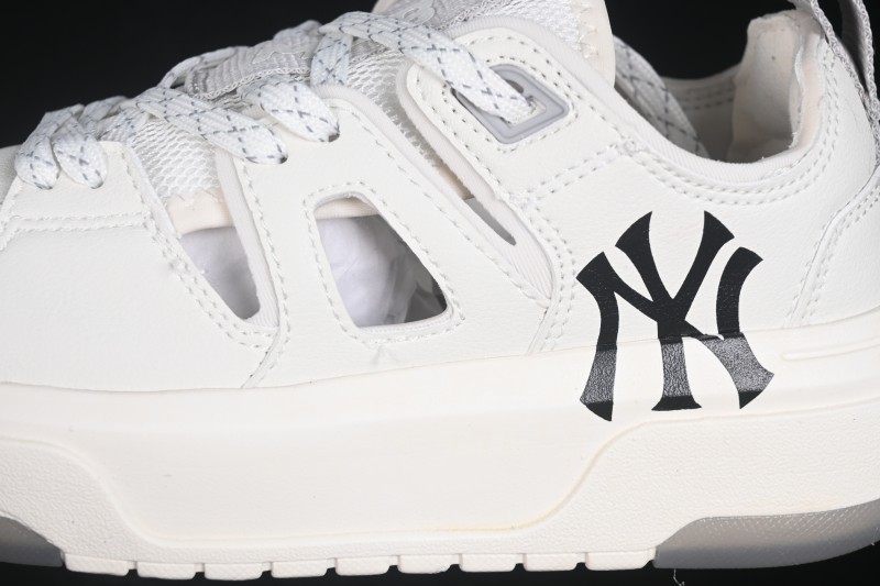 NY MLB Chunky Liner Mask New York Yankees Platform Casual Shoes with Thick Sole - 3ASDCL16350WHS
