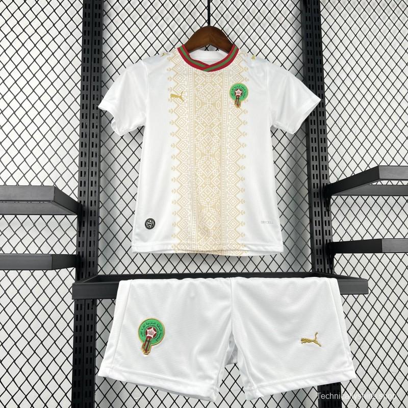 2026 Kids Morocco World Cup Away Kit