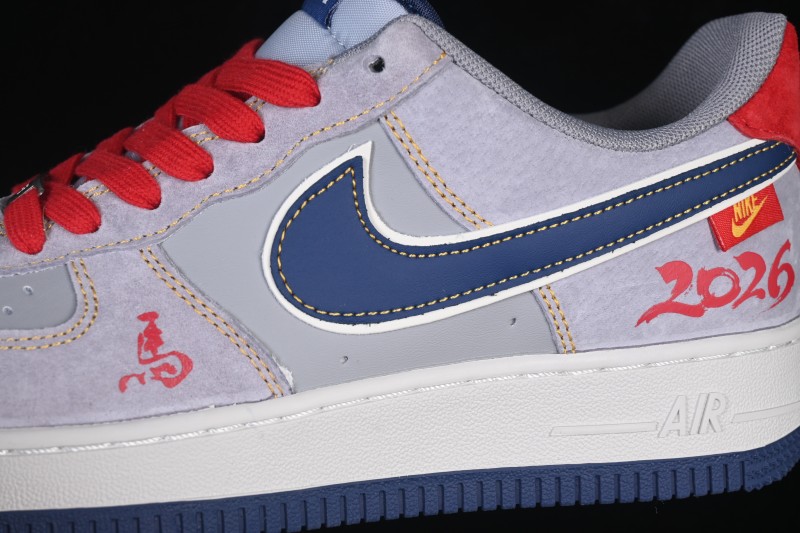 Nike Air Force 1 '07 Low Year of the Horse Limited Edition Retro Basketball Shoes with Auspicious Cloud Design - HT5088-623