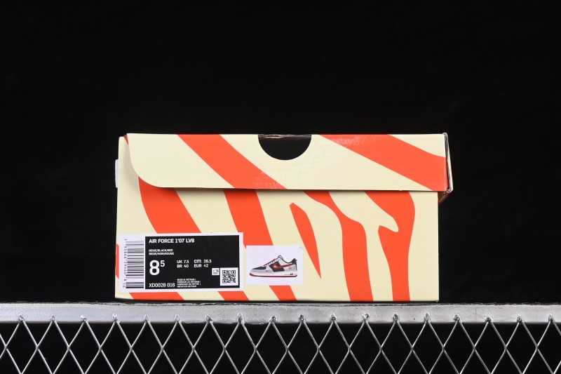 Nike Air Force 1 '07 Low Year of the Horse Limited Edition Red Auspicious Cloud Casual Board Shoes - XD0028-016