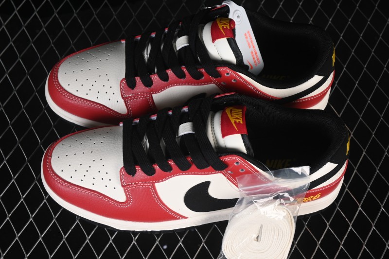Nike SB Dunk Low Year of the Horse Limited Edition Low-Top Skateboarding Shoes with Black/Red Contrast - QW5288-102
