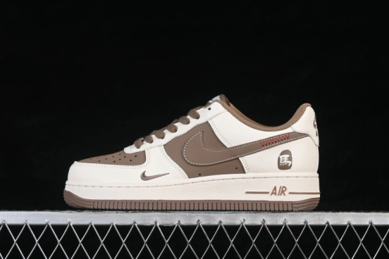Nike Air Force 1 '07 Low Year of the Horse Limited Edition White Brown Casual Basketball Sneakers - XD0028-017