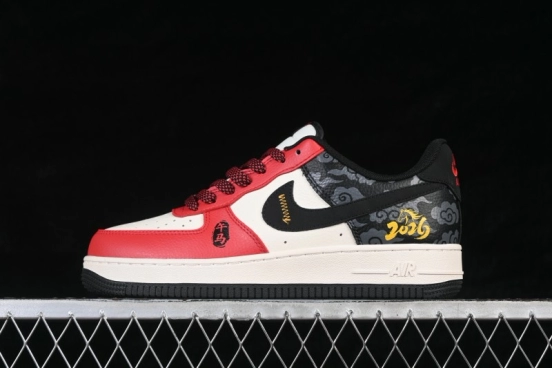 Nike Air Force 1 '07 Low Year of the Horse Limited Edition Cloud Pattern Auspicious Horse Casual Sneakers - MZ9588-832