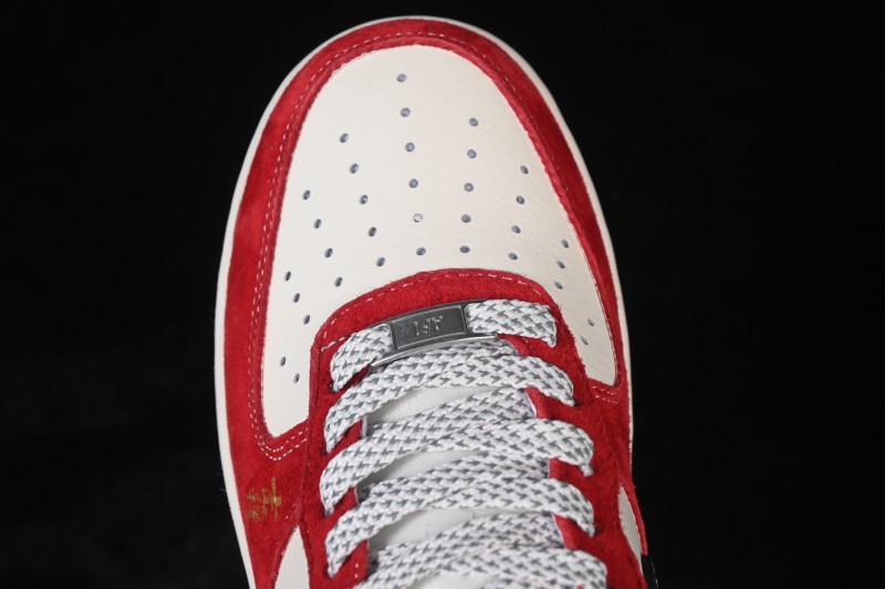 Nike Air Force 1 '07 Low Year of the Horse Special Edition Running Shoes with Red Accents - FC1688-265