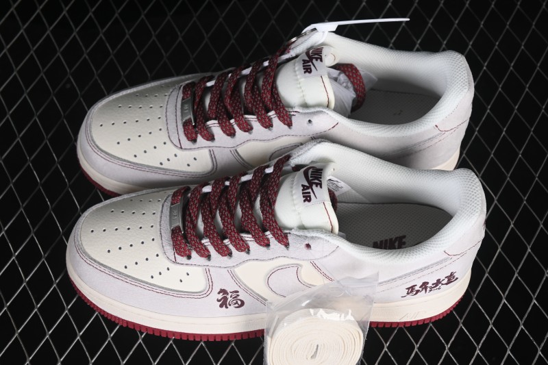 Nike Air Force 1 '07 Low Chinese New Year Running Shoes with Lucky Motif Design - FC1688-261