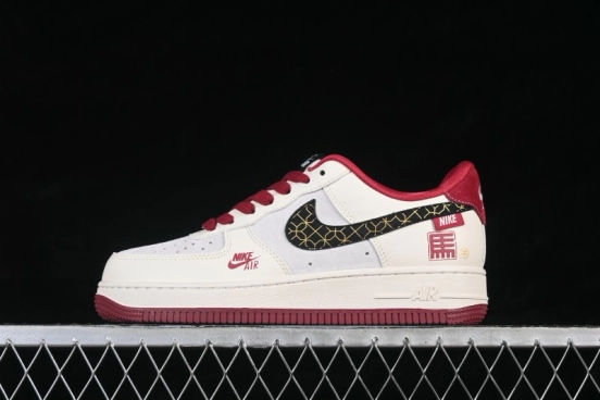 Nike Air Force 1 '07 Low Chinese New Year White Red Casual Sneakers - JP2026-150